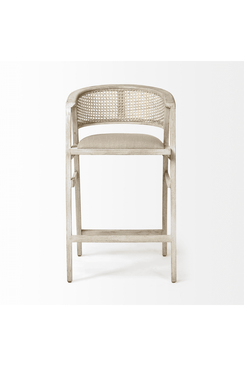 Sherman Bar Stool - White