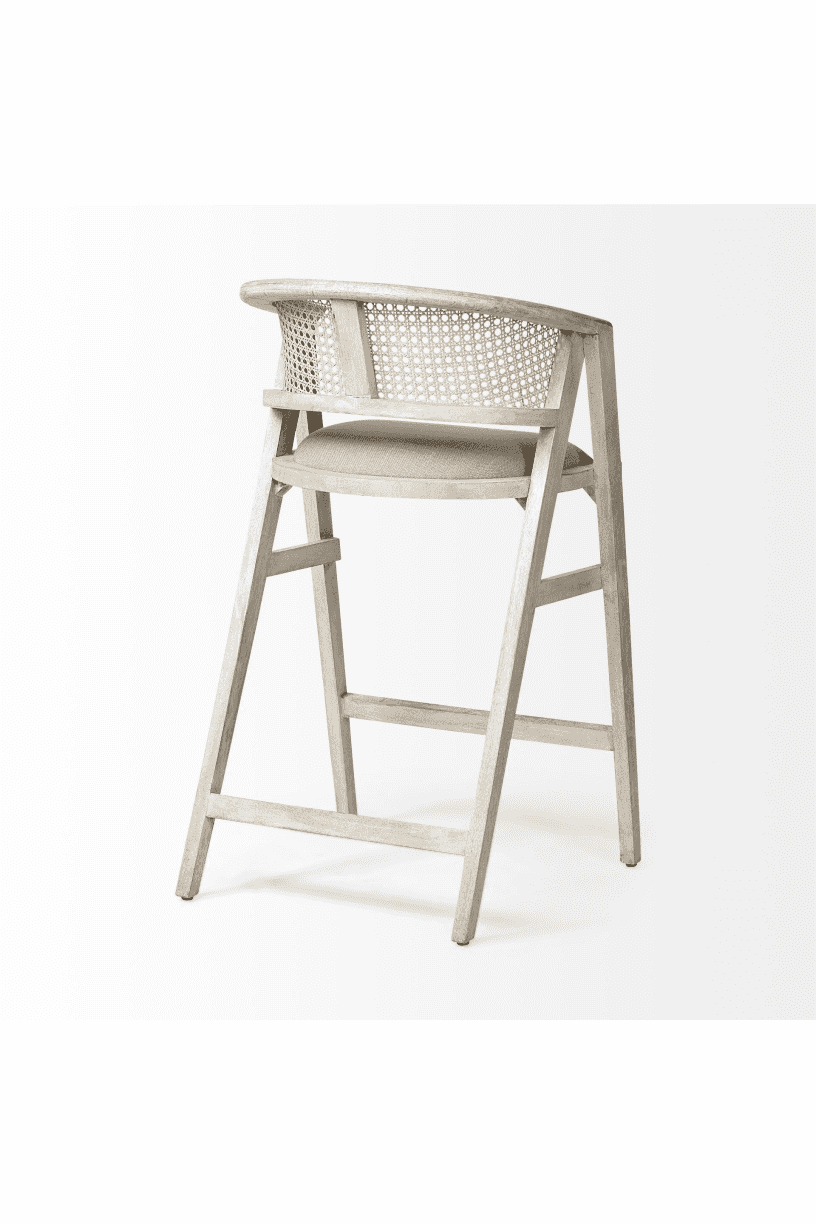 Sherman Bar Stool - White