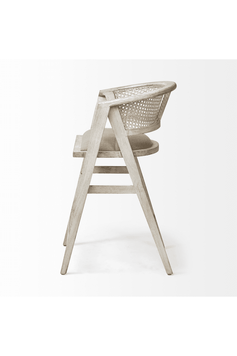 Sherman Counter Stool - White