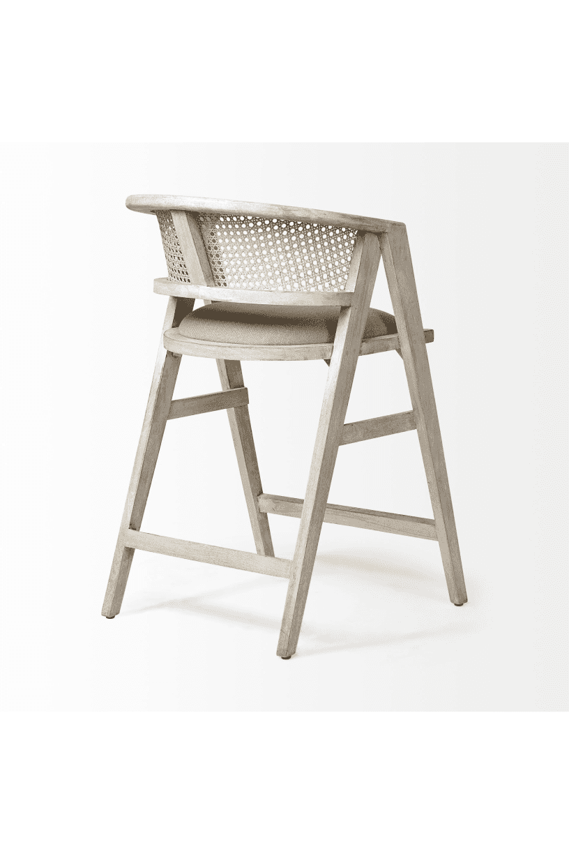 Sherman Counter Stool - White