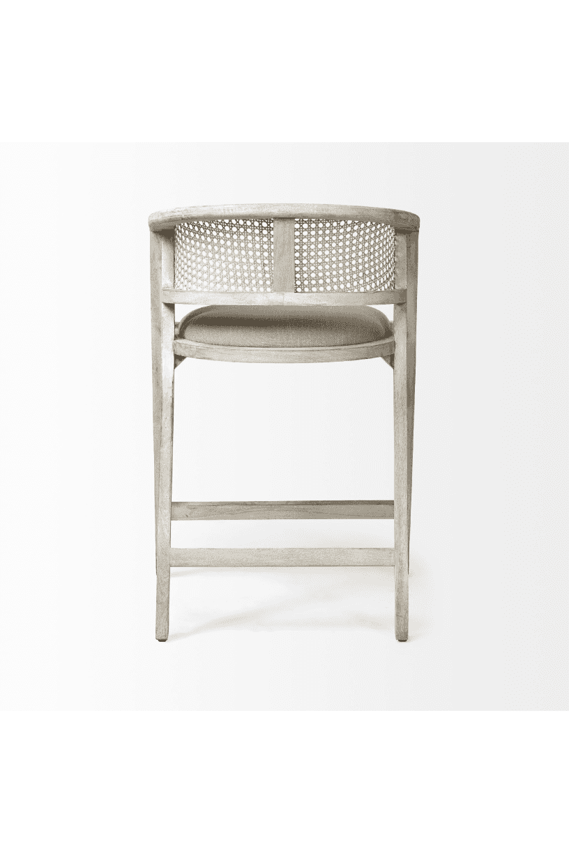 Sherman Counter Stool - White