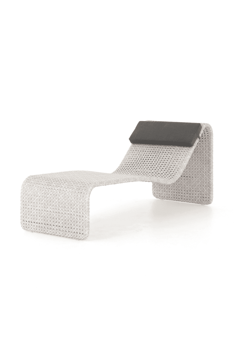 Leroy Outdoor Woven Chaise