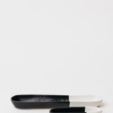 Dawson Olive Bowl - Matte Black/White - 9 inch