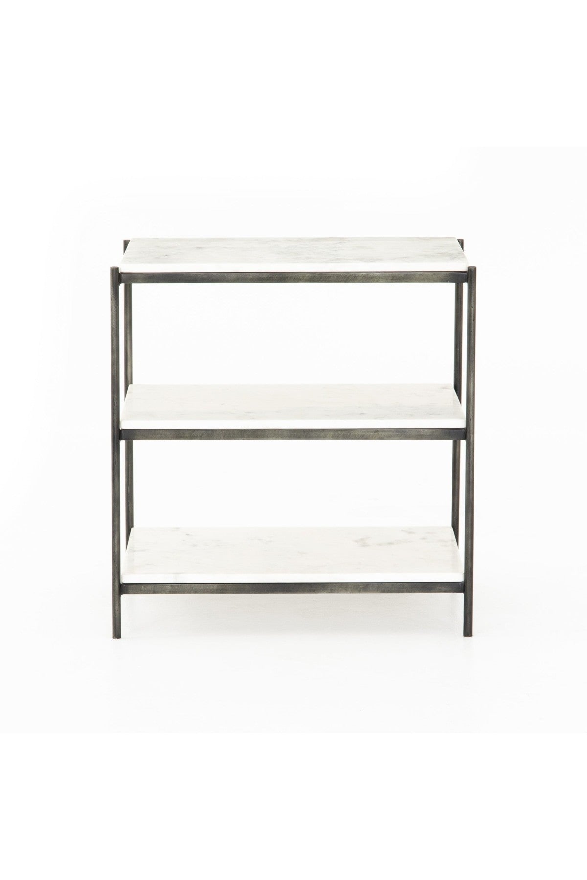 Posed Nightstand - Hammered Grey