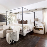 Parchment Square Black