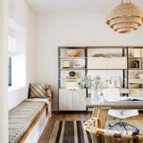 Trey Modular Wall Desk With 2 Bookcases