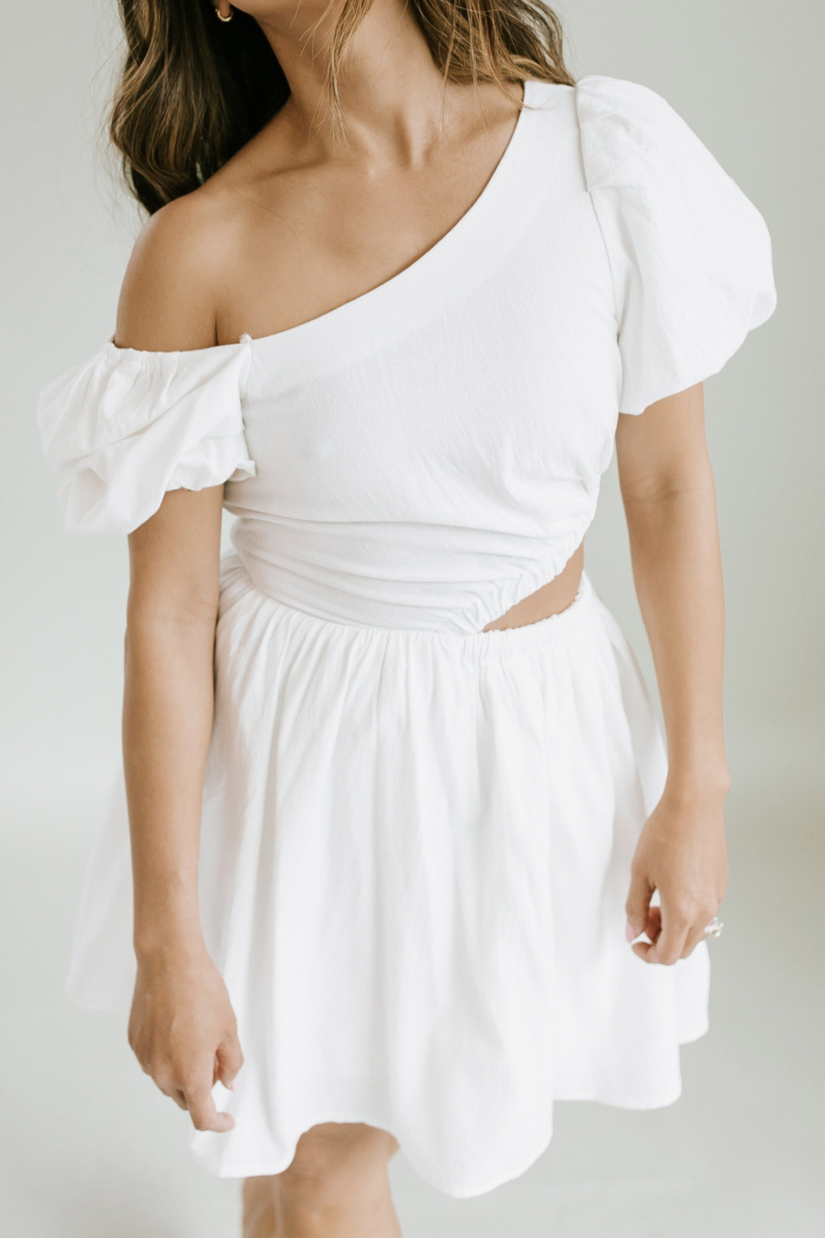 Sonoma Cut-Out Mini Dress - Ivory