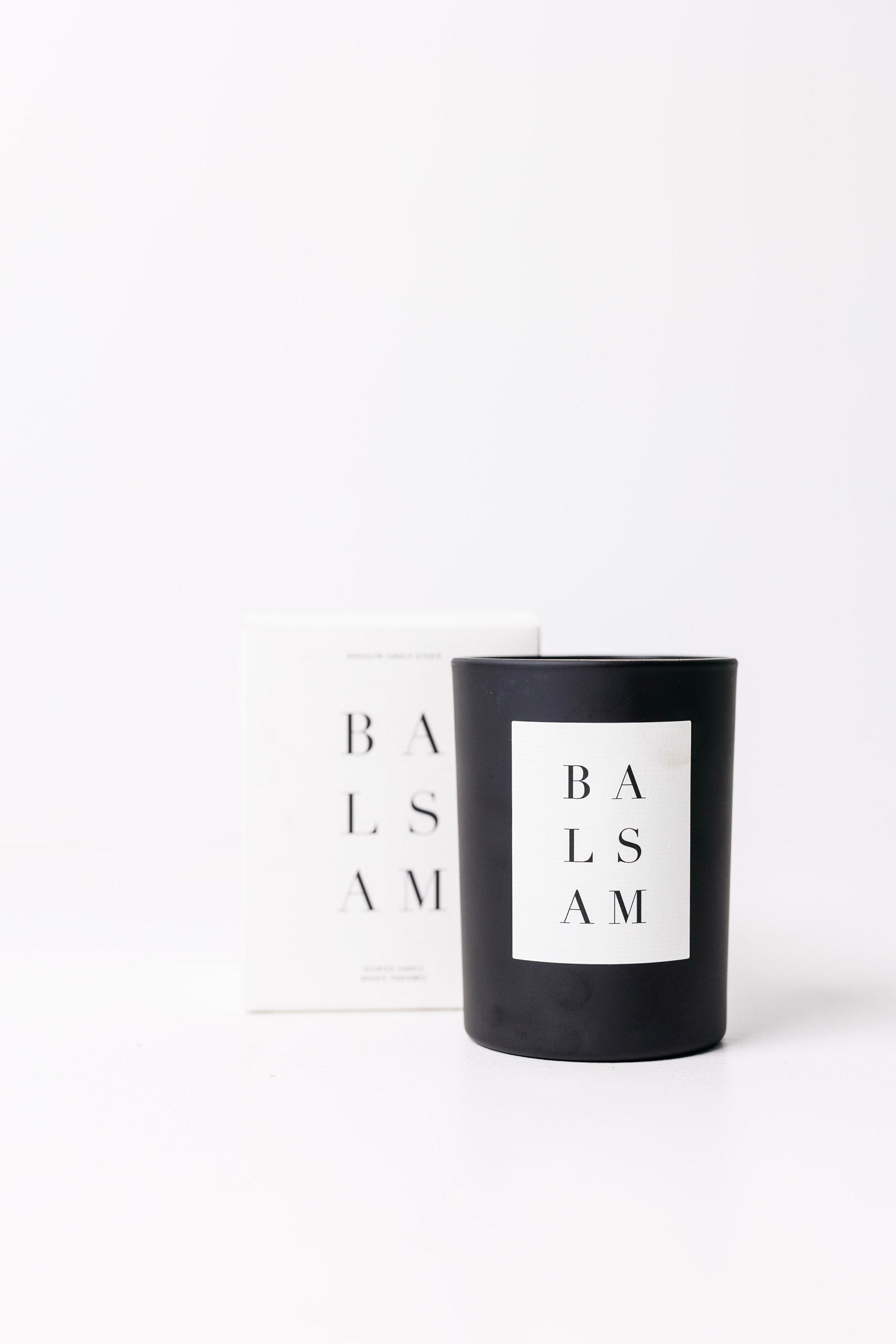 Burning Low Balsam Candle