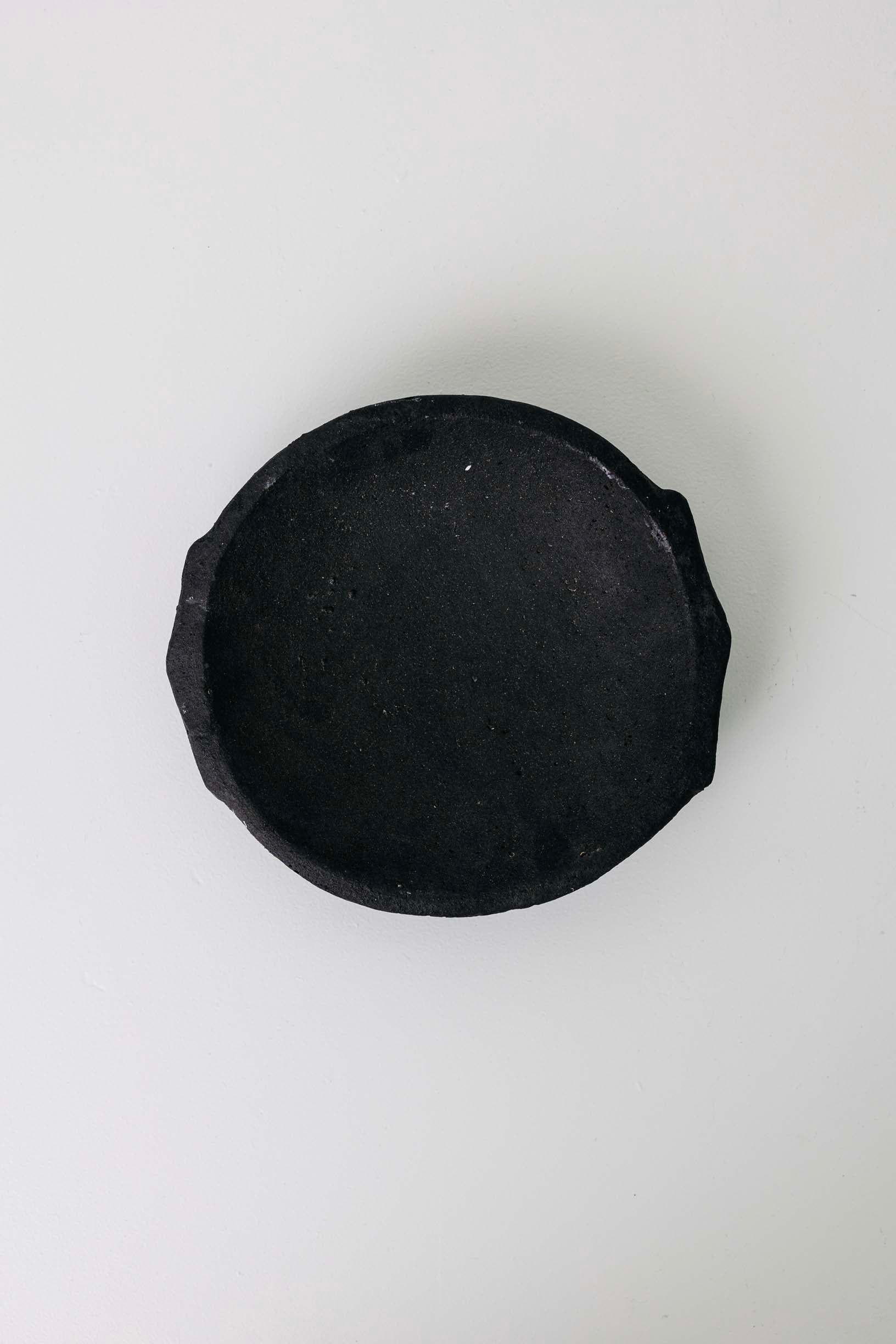 Leith Stone Saucer - Black