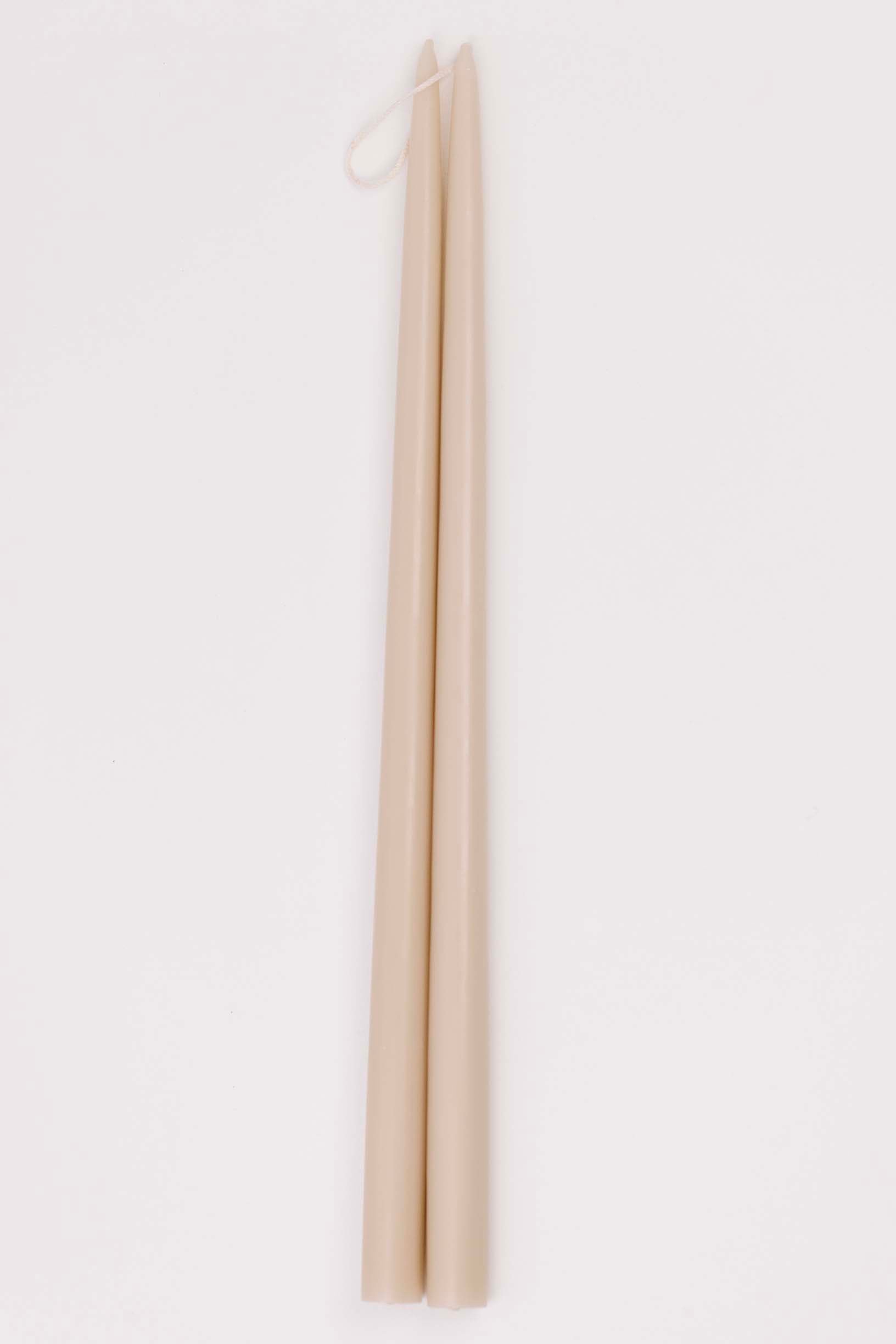 Ivory Taper Candles - 2 Sizes