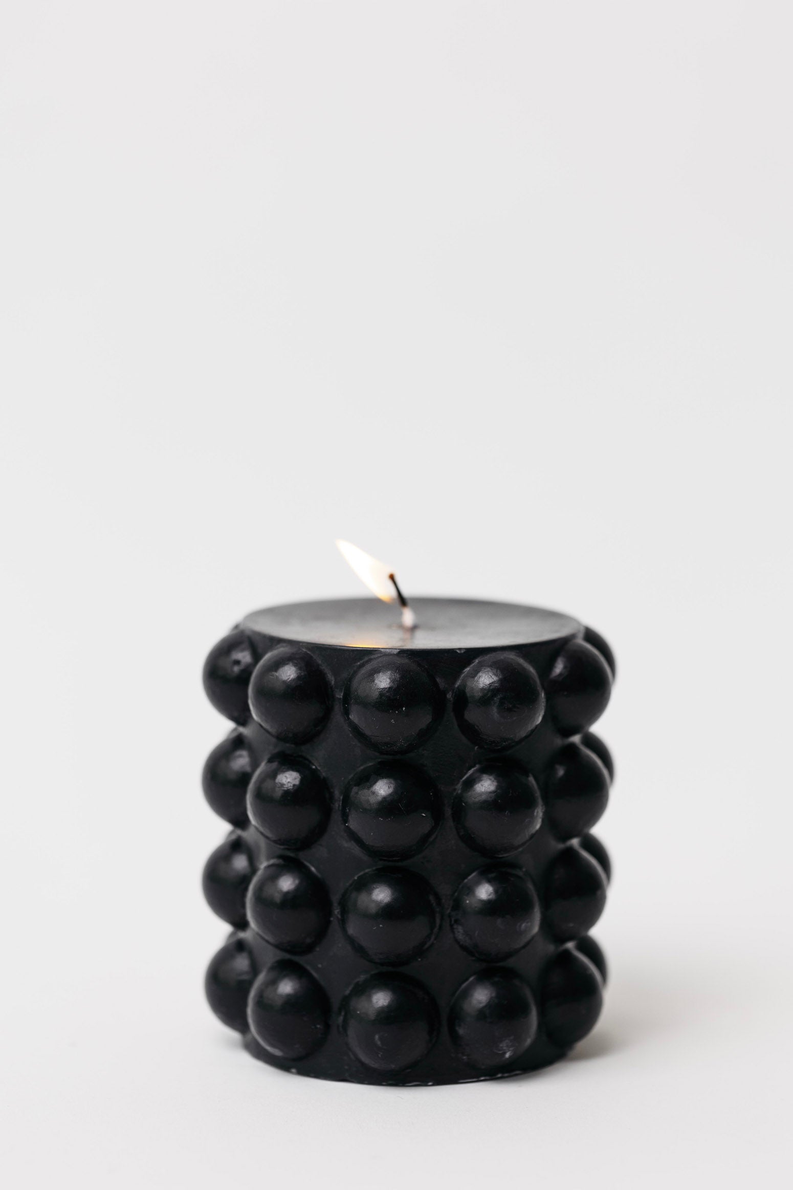 Stand Out Bubble Candle - Black