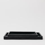 Terese Black Marble Rectangle Tray - 2 Sizes
