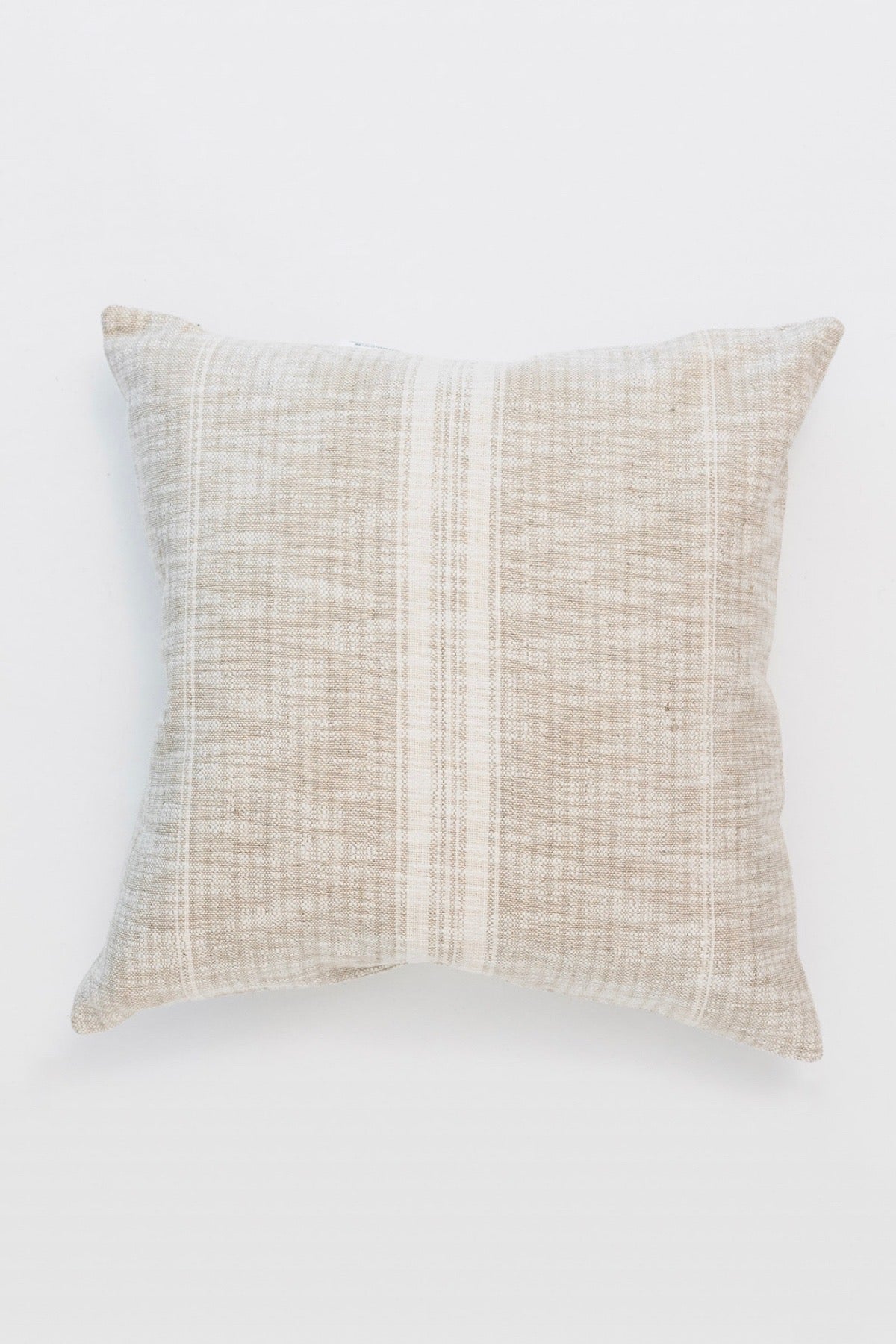 HKliving - Stitched Lines Cushion - Polyester | 30x50 | Cream - Cream