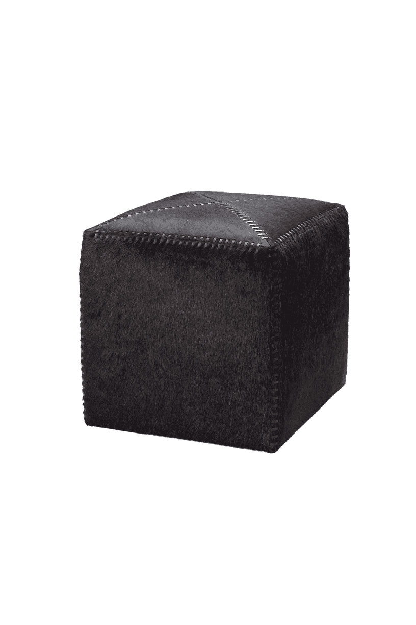 Logan Leather Ottoman - Small - THELIFESTYLEDCO Shop