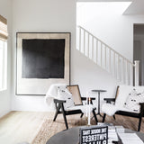 Parchment Square Black