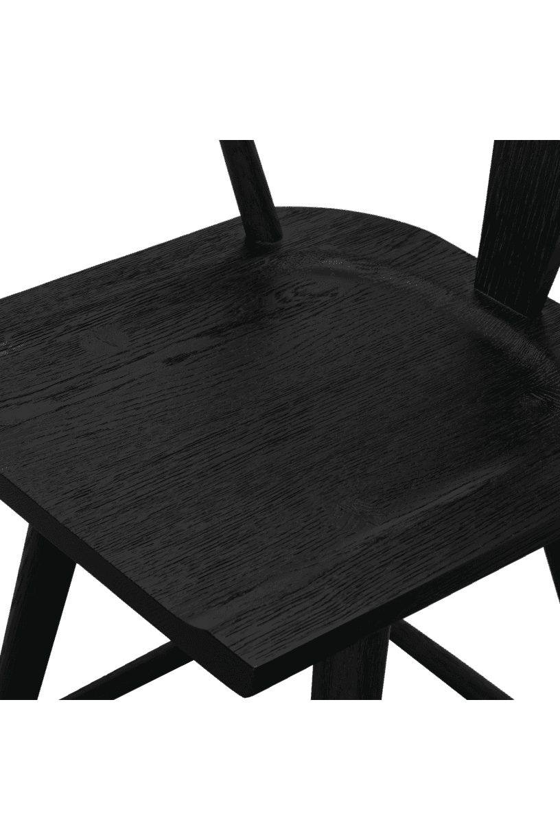 Tides Counter Stool - Black Oak