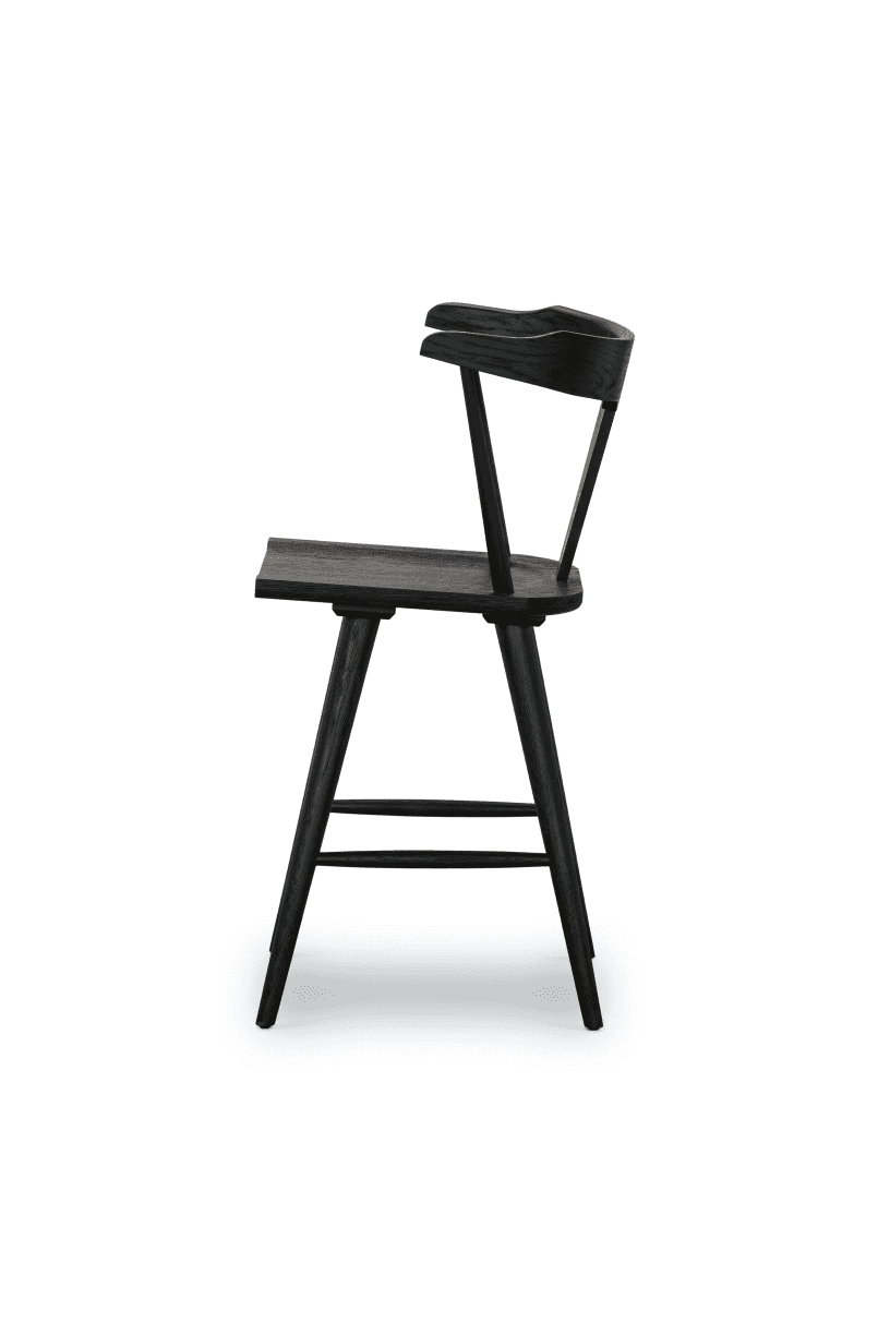 Tides Counter Stool - Black Oak