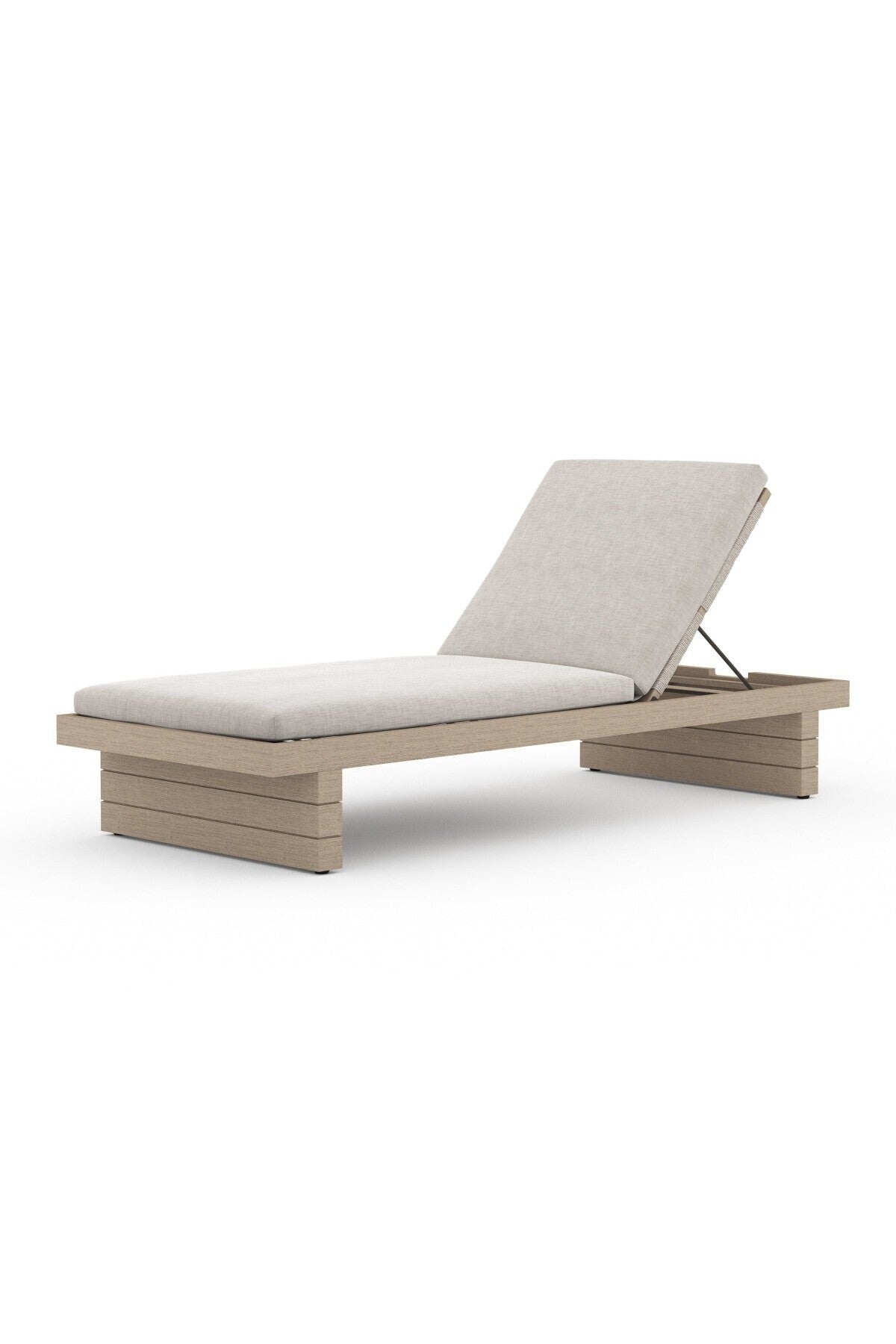 Lorene Outdoor Chaise - Washed Brown