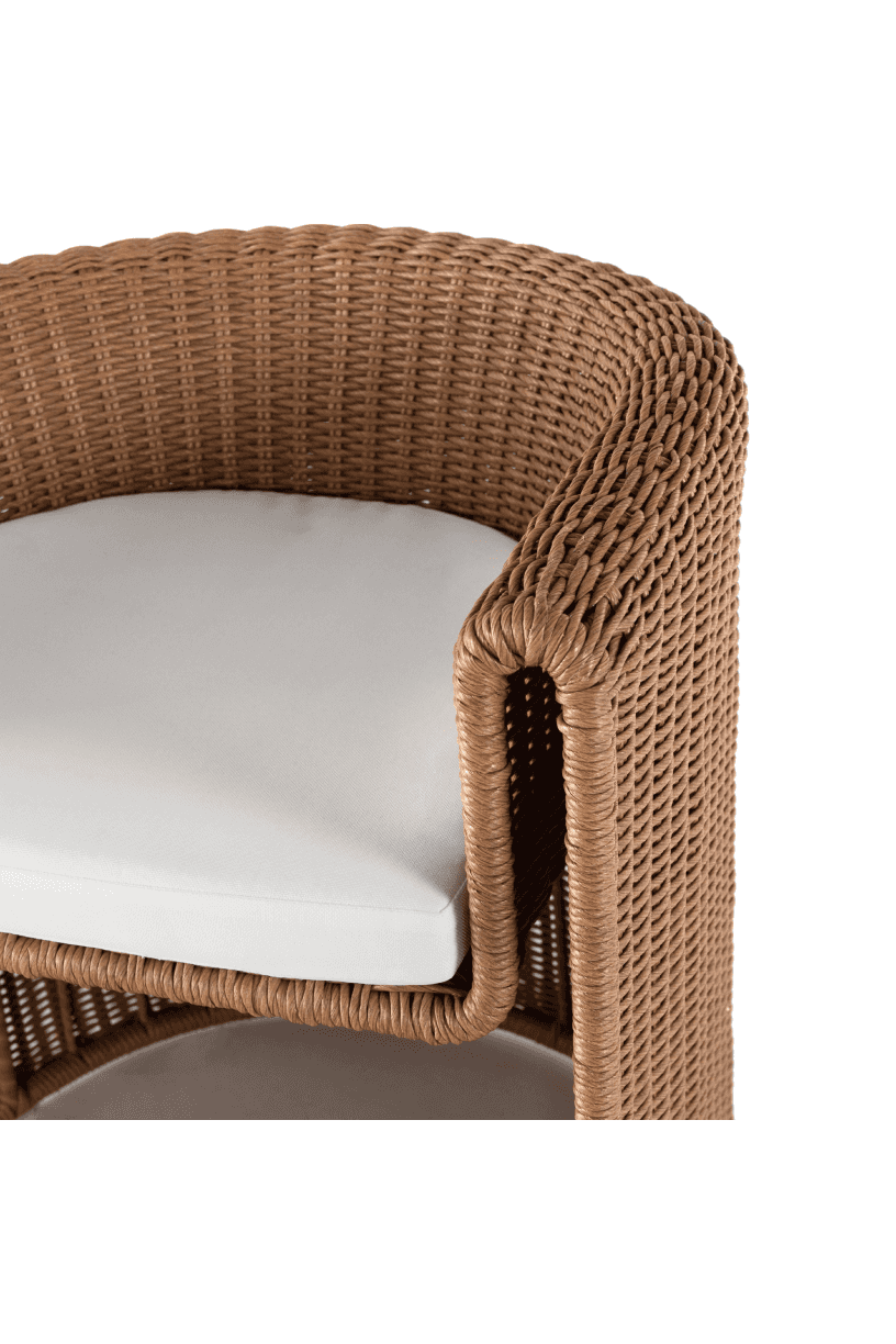 Caleb Outdoor Dining Chair - Natural