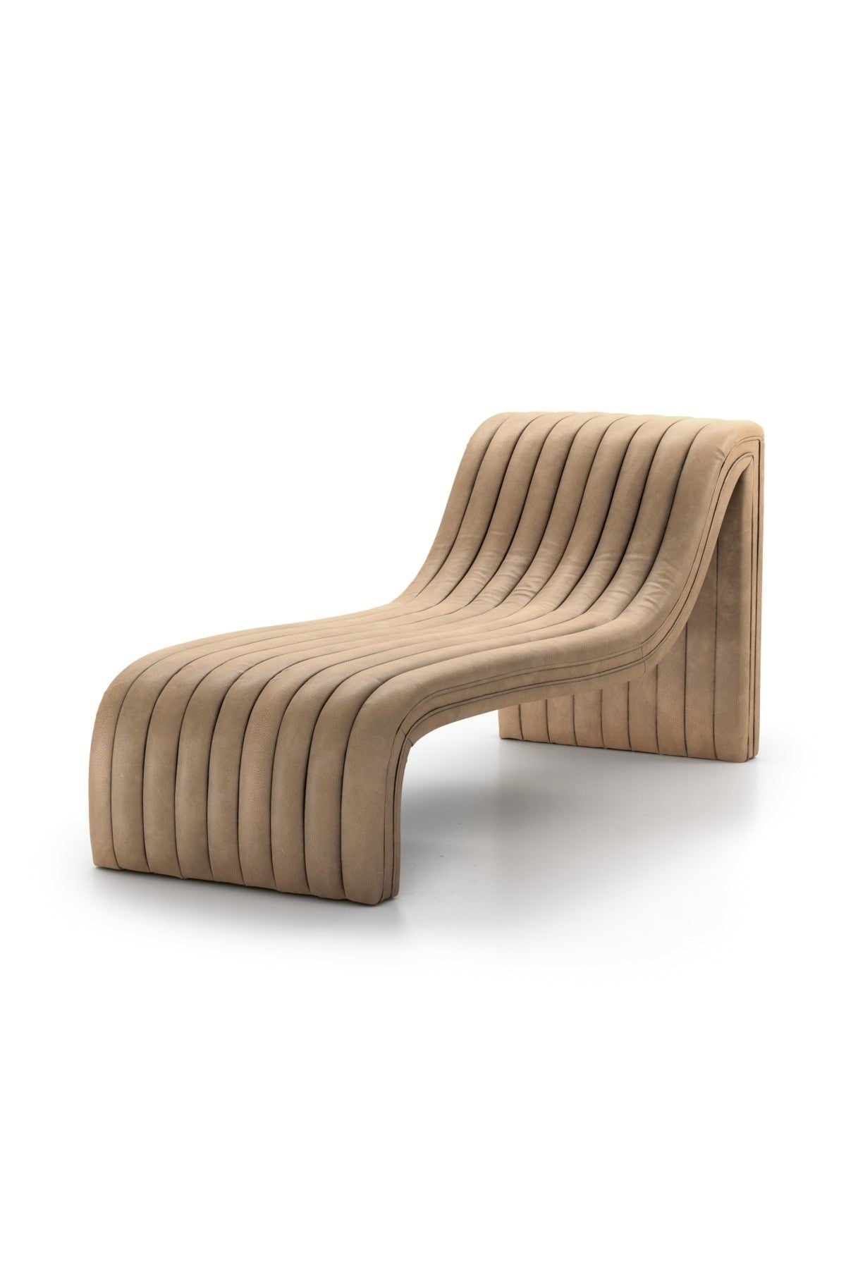 Dove Chaise Lounge - Drift Leather