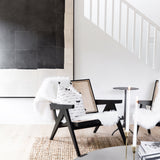 Parchment Square Black