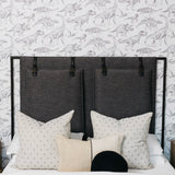 Leigh Upholstered Bed - Ash