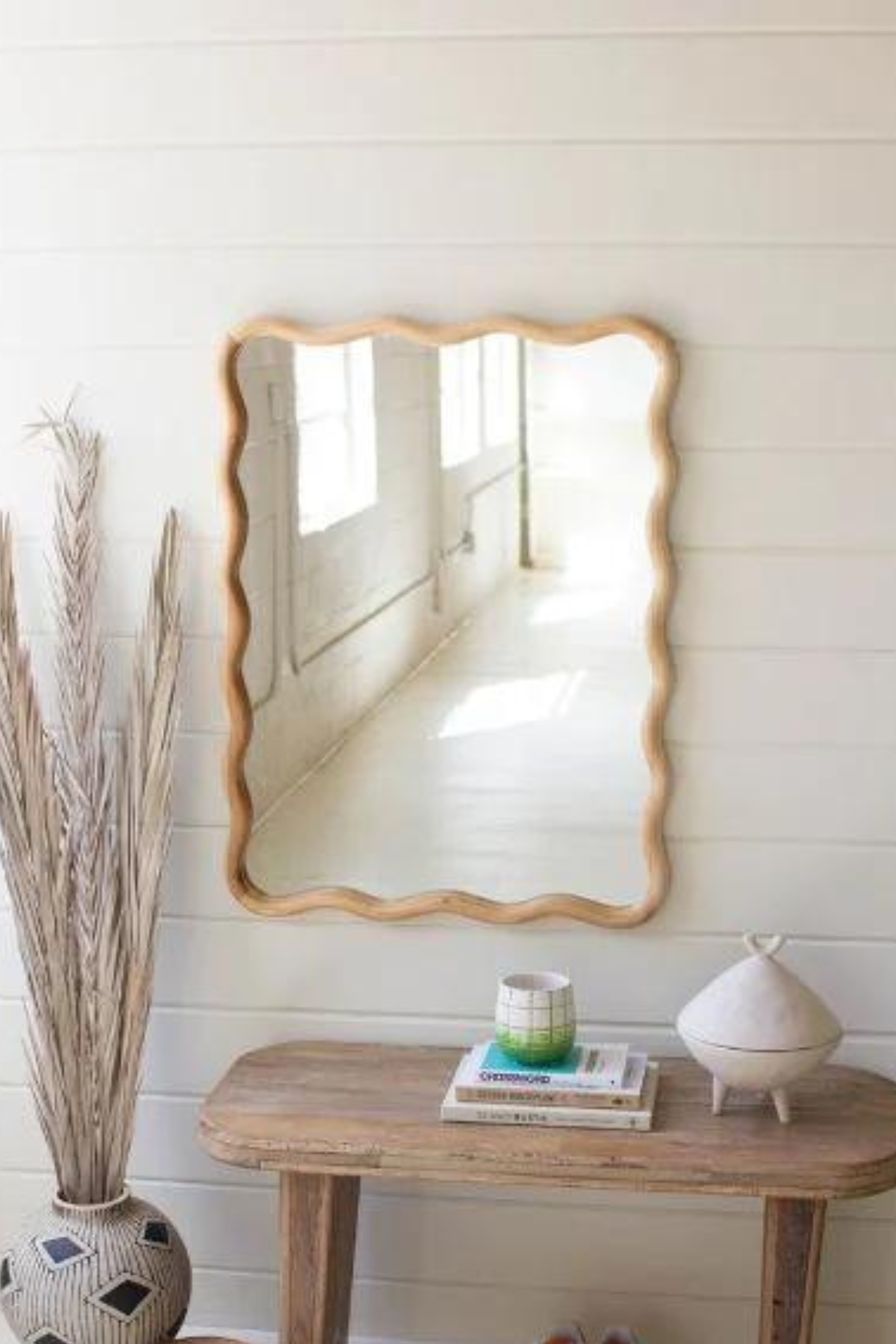 Bayside Wooden Framed Mirror - Warehouse Pickup Only