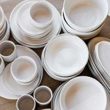 Sonnet Stoneware Bowl - Matte White/Glossy White