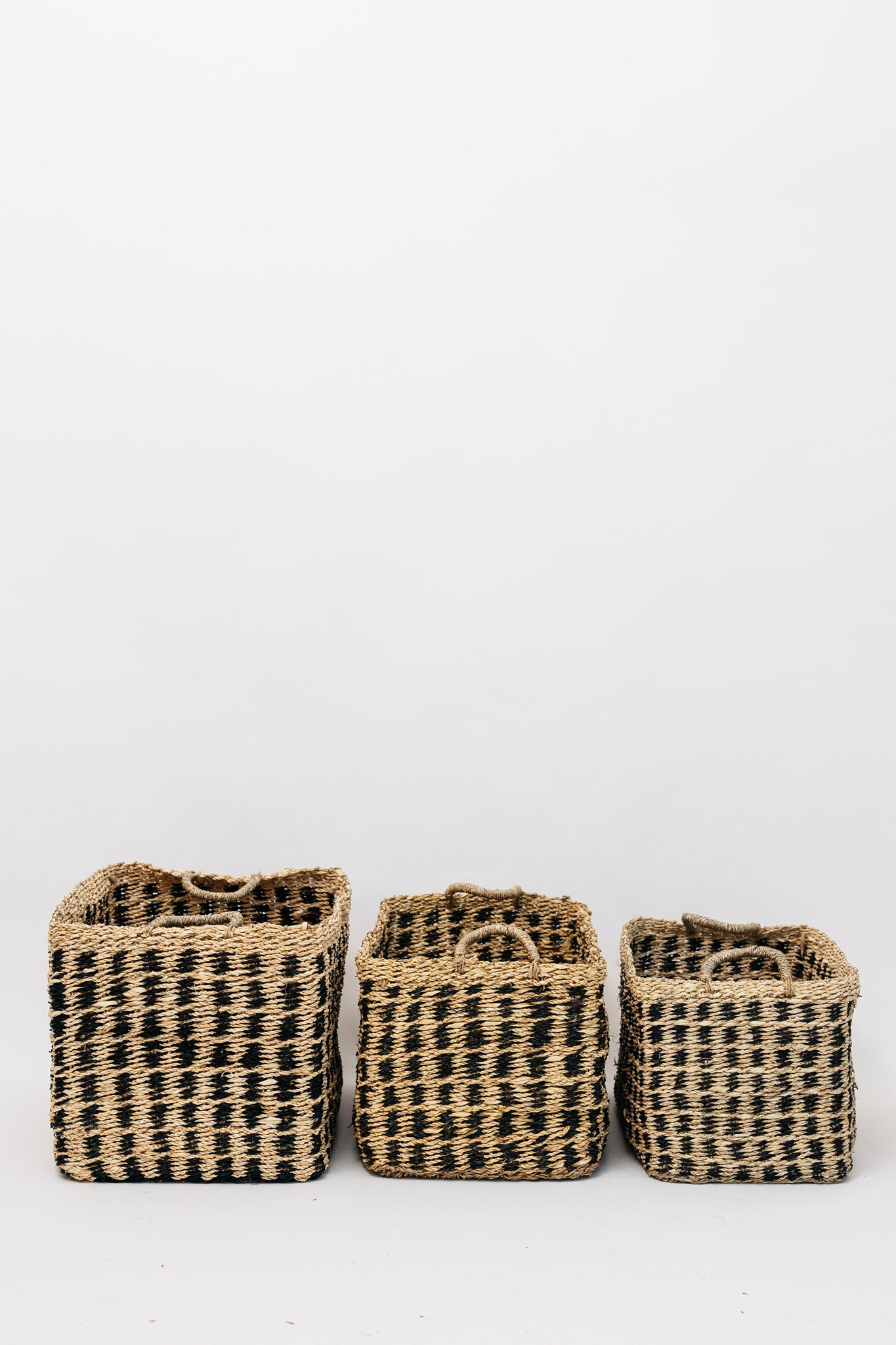 Yasmin Checkered Basket - 3 Sizes