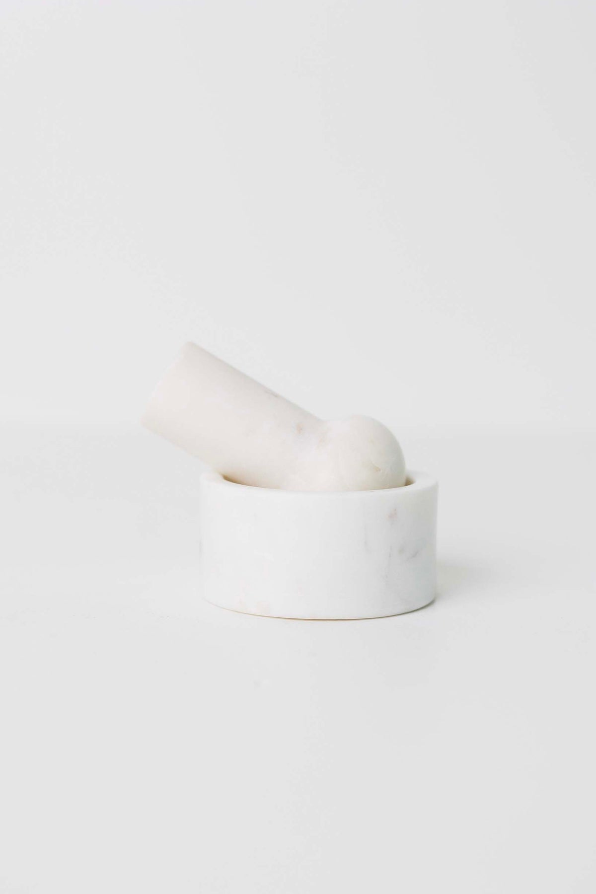 Bella White Marble Mortar Pestle Set