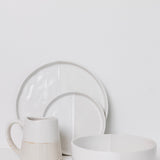Sonnet Dinner Plate - Matte White/Glossy White - 11 inch