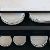 Sonnet Stoneware Bowl - Matte White/Glossy White