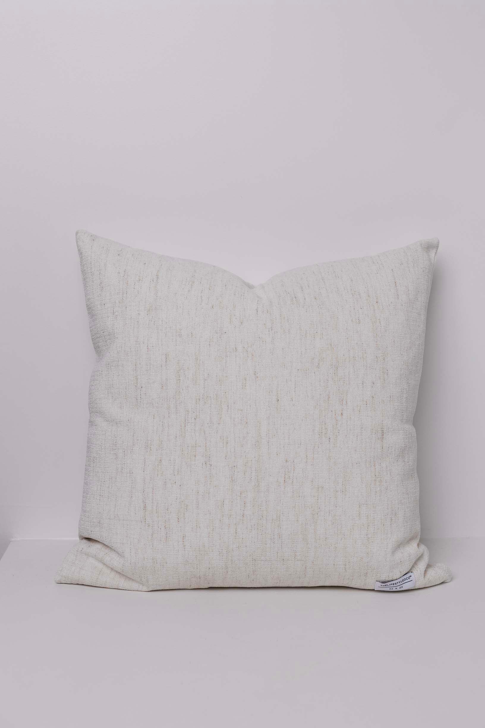 Whisper Slub Chenille Pillow - Bone - 2 Sizes
