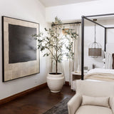 Parchment Square Black