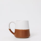Waylon Hand Dipped Mug - Brown/White - 16 oz