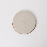 Waylon Appetizer Plate - Brown/White - 7 inch