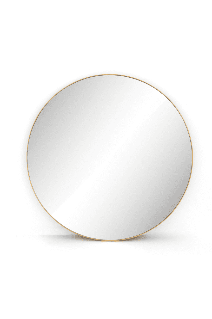 Raven Brass Mirror - Large