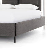 Leigh Upholstered Bed - Ash