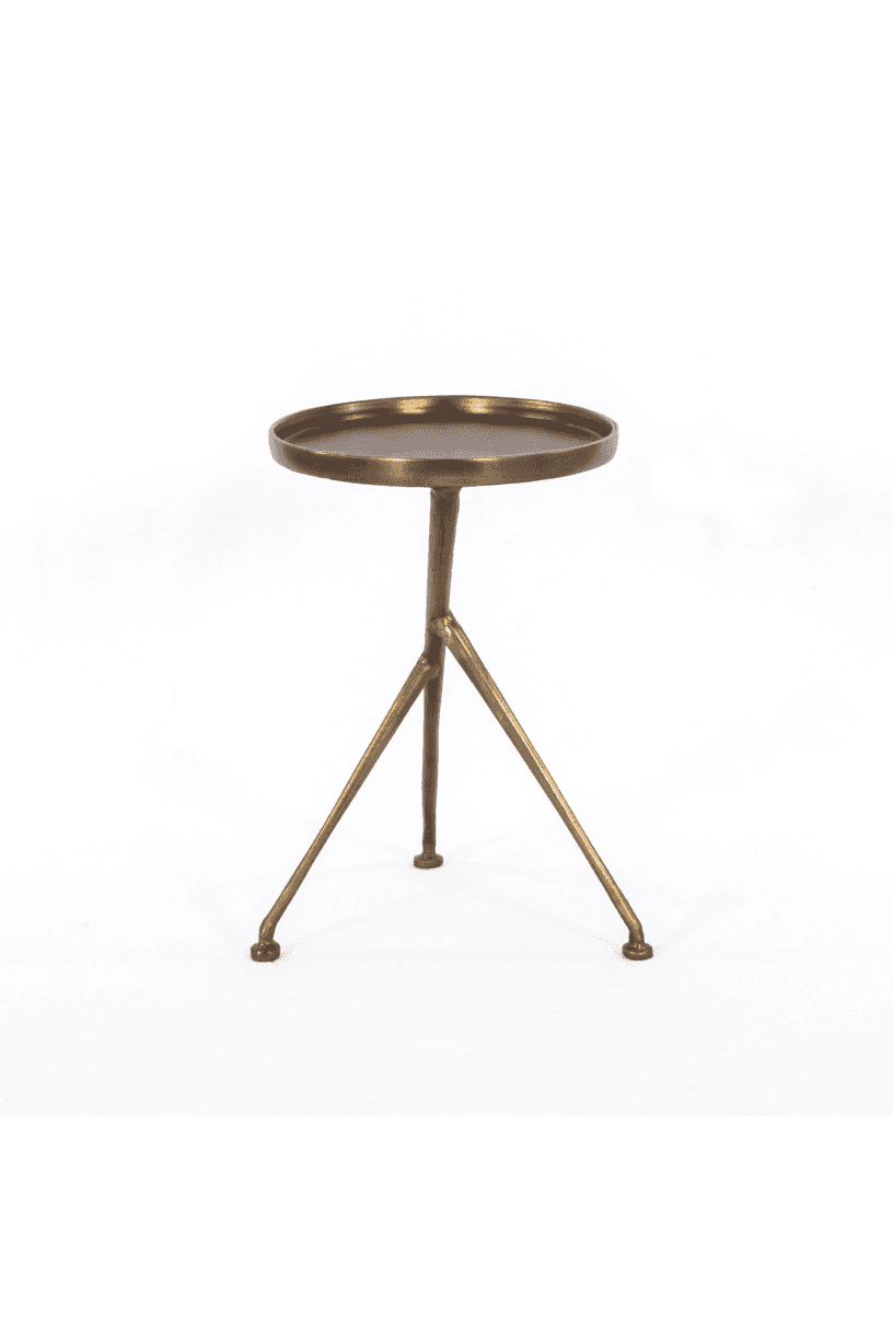 Chauncey Side Table - Raw Brass