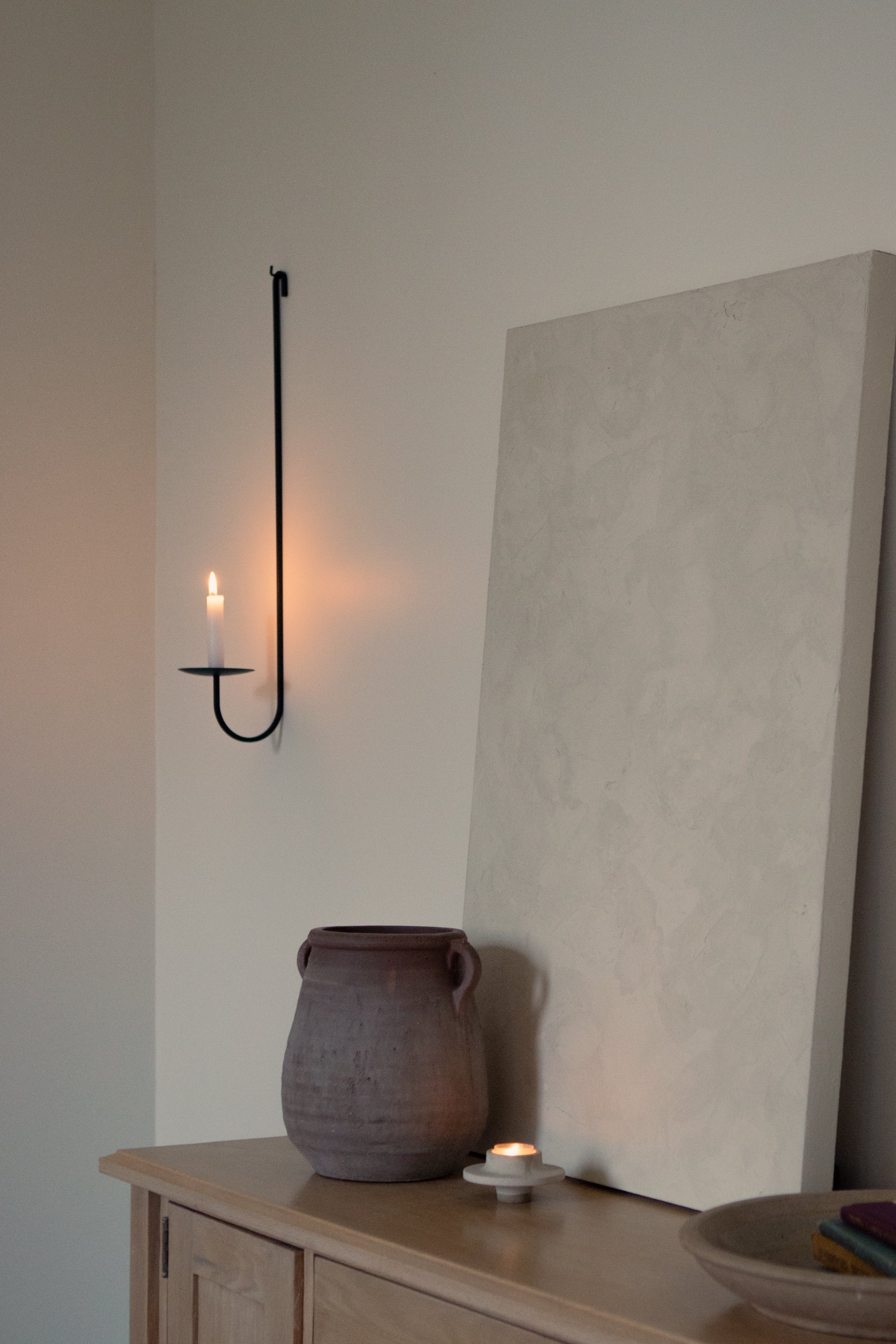 Iron Single Arm Candle Wall Sconce – Knowlton and Co.