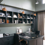 Bryson Channeled Desk Chair - Smoke