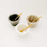 Felicity Marble Bowl w Brass Spoon - 3 Colors