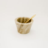 Felicity Marble Bowl w Brass Spoon - 3 Colors