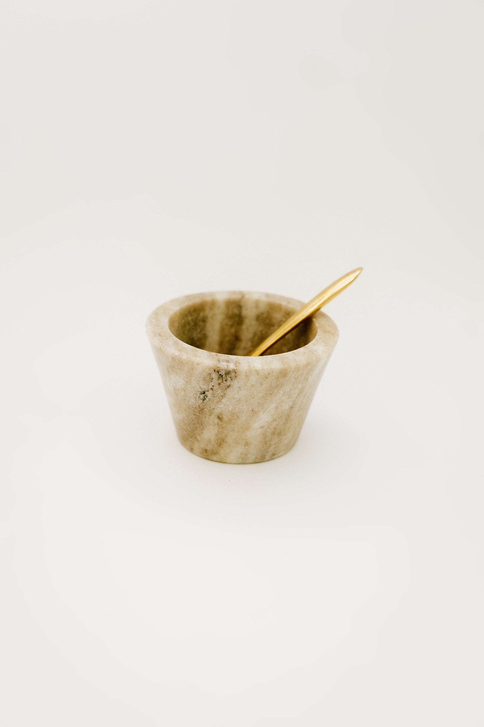Felicity Marble Bowl w Brass Spoon - 3 Colors