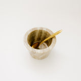 Felicity Marble Bowl w Brass Spoon - 3 Colors