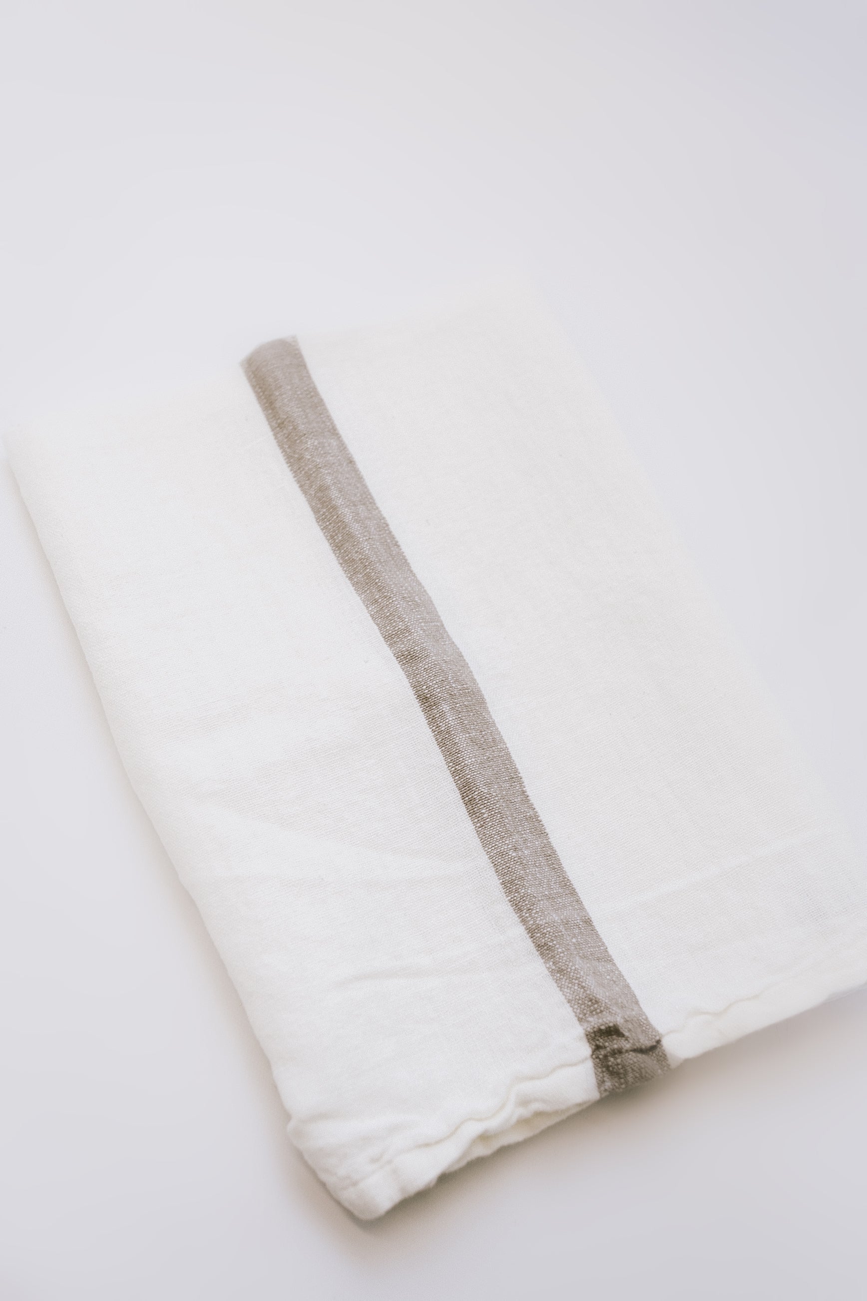 Loralei Striped Tea Towel - Beige