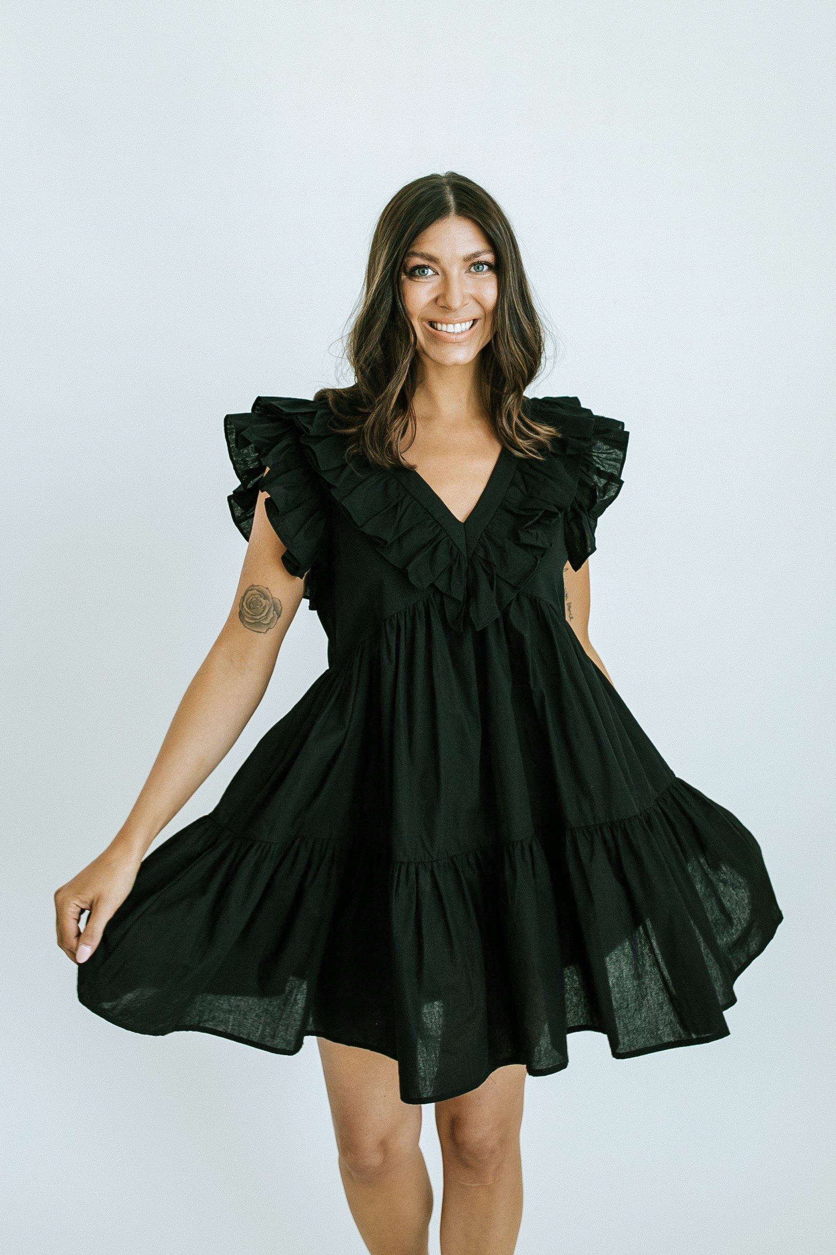 Lover Mini Dress - Black