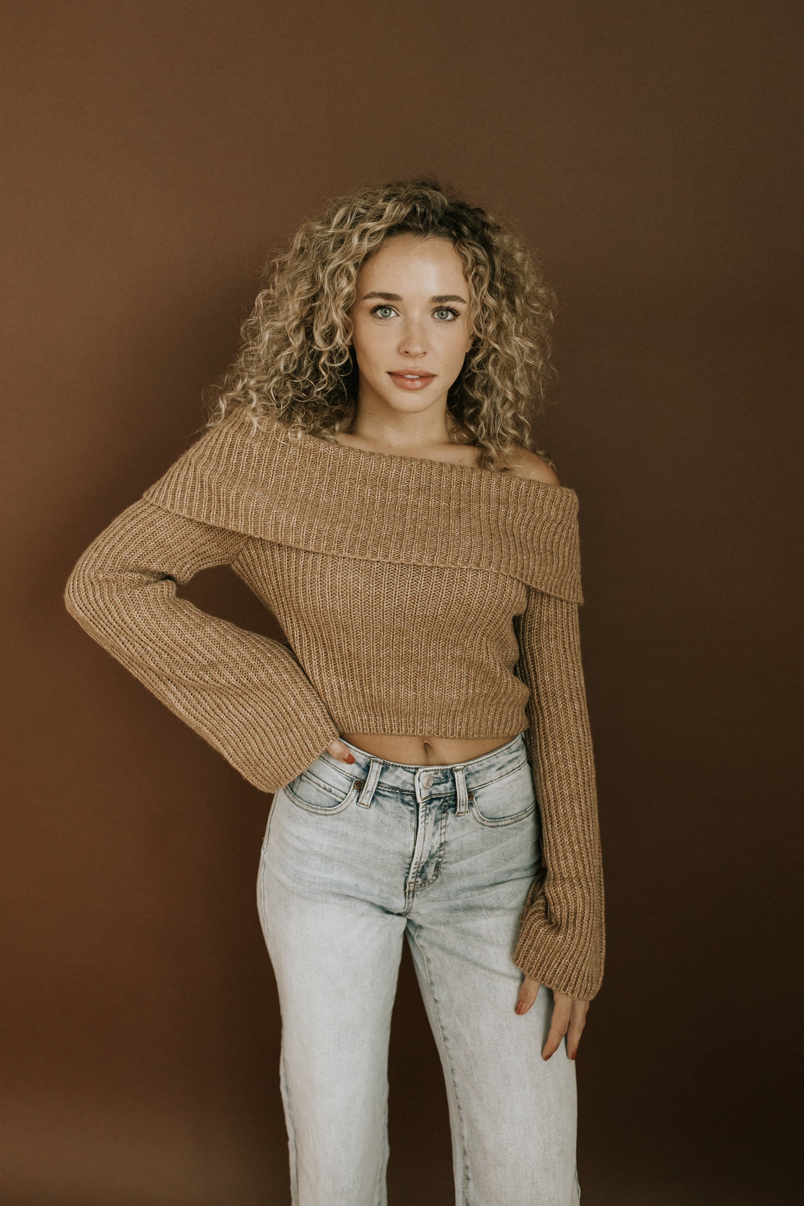 Maddy Sweater - Camel
