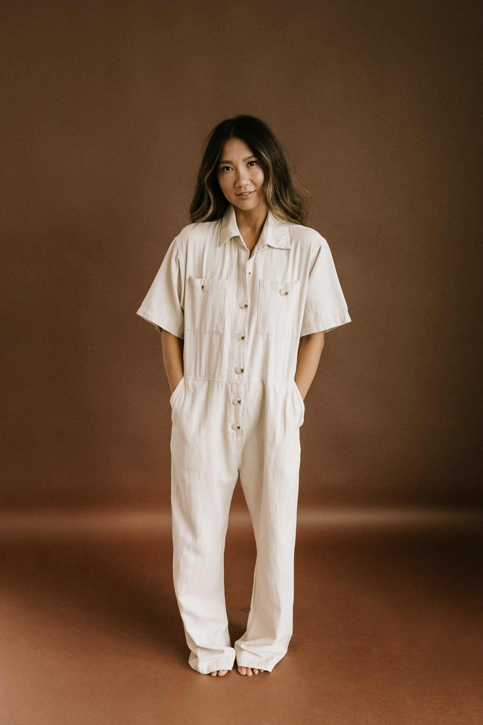 Mick Jumpsuit - Beige