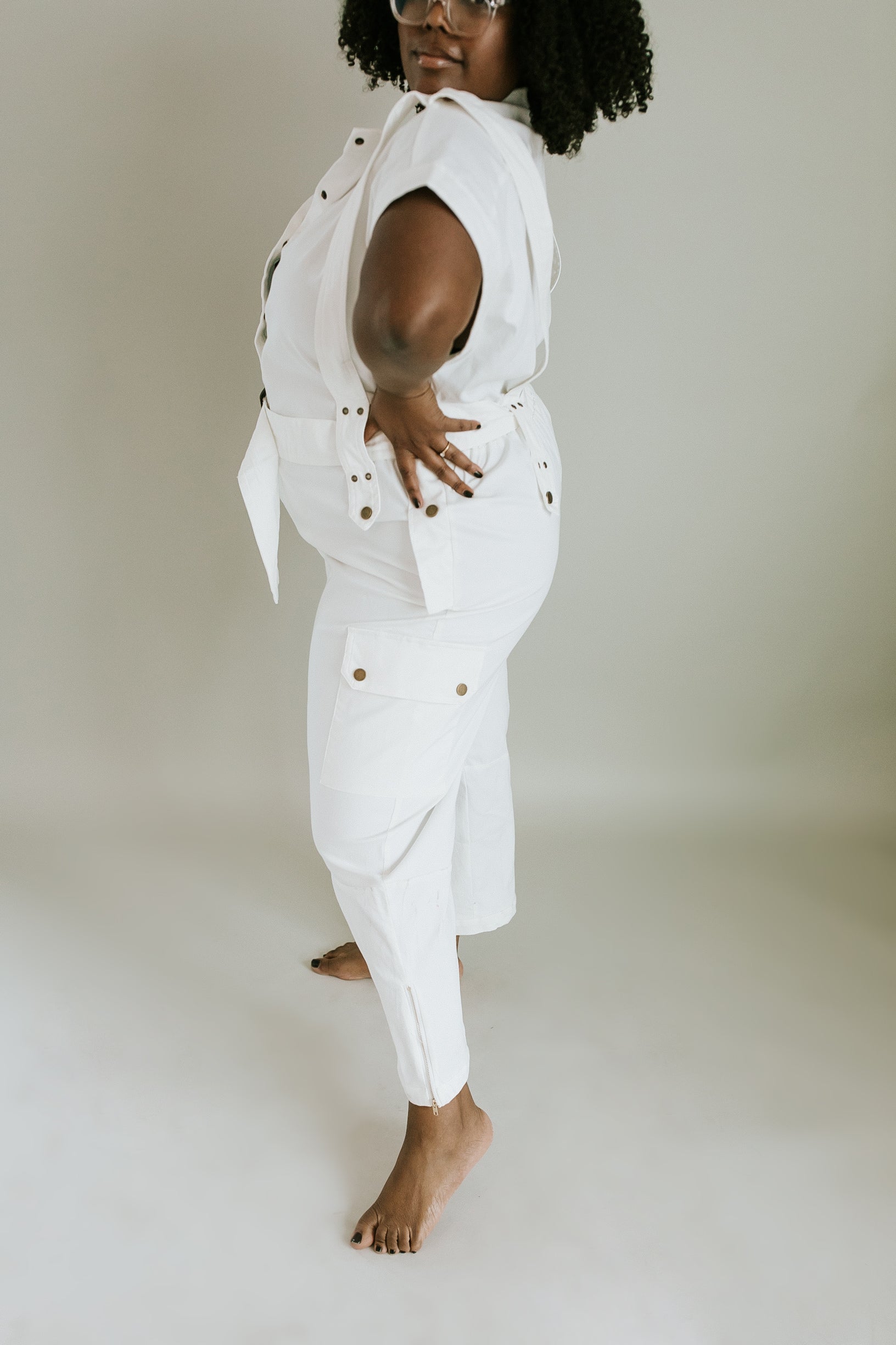 Upstate Jumpsuit - Ivory - More Sizes